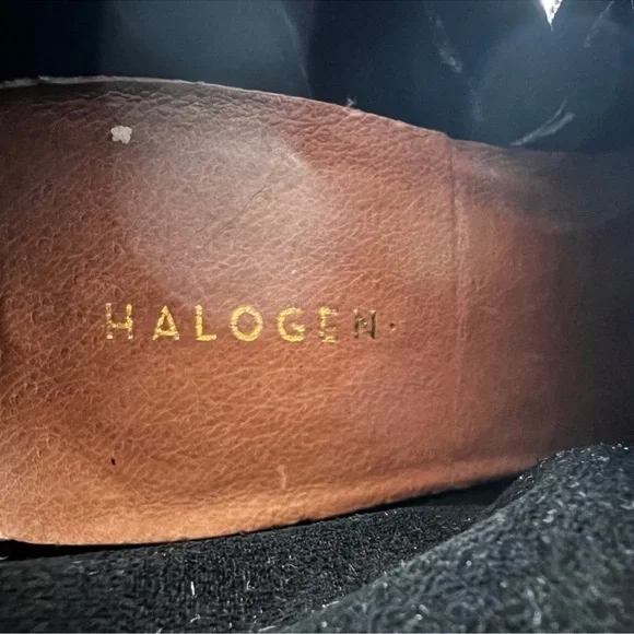 Halogen python snakeskin booties heels sz 8 - Picture 11 of 16